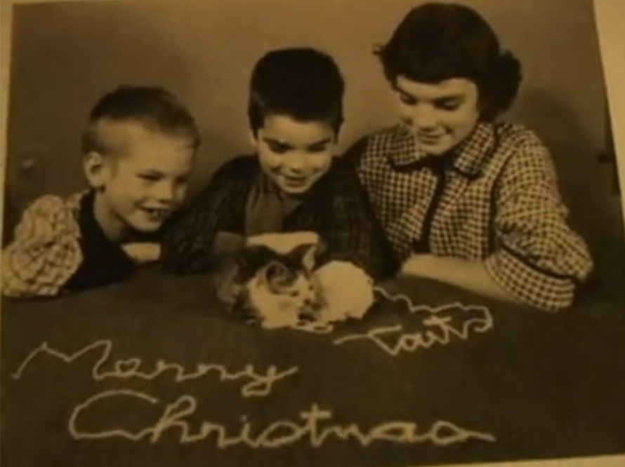 Vintage Tait family Christmas card